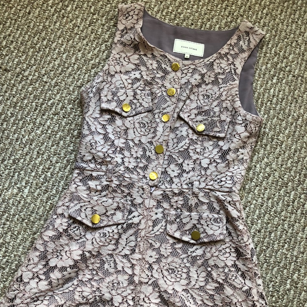 Ladies lilac lace romper